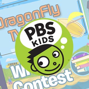 Thumbnail image showing PBS KIDS Logo in foreground and Game graphics in the background