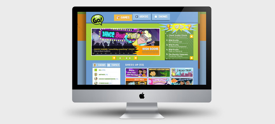 Graphics and projects Jered worked on at PBS